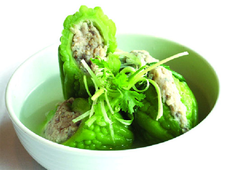 Canh khổ qua ng&agrave;y tết