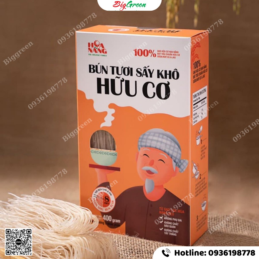 Bún Khô Hữu Cơ 400g - Hoa Nắng