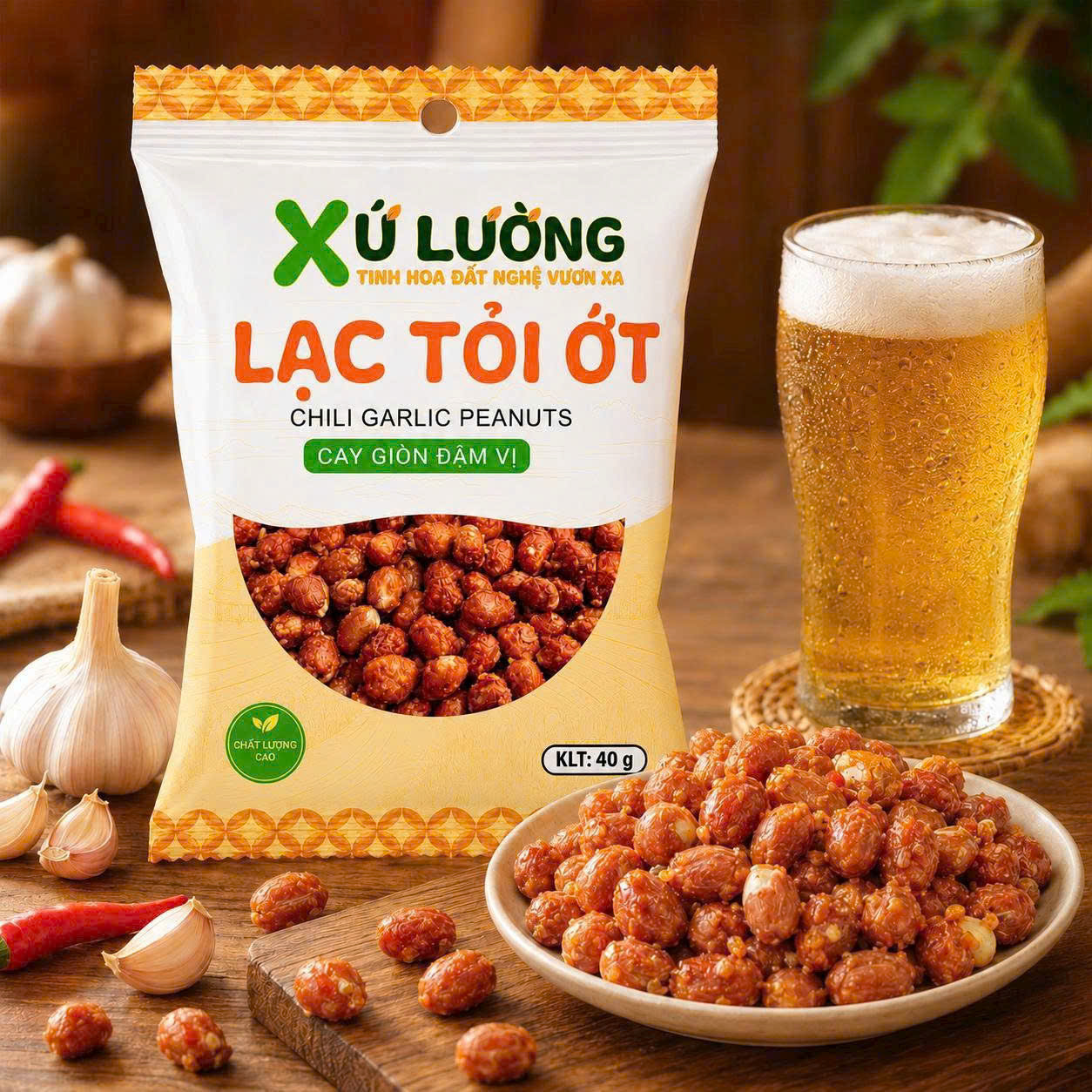 Lạc Rang Tỏi Ớt Xứ Lường