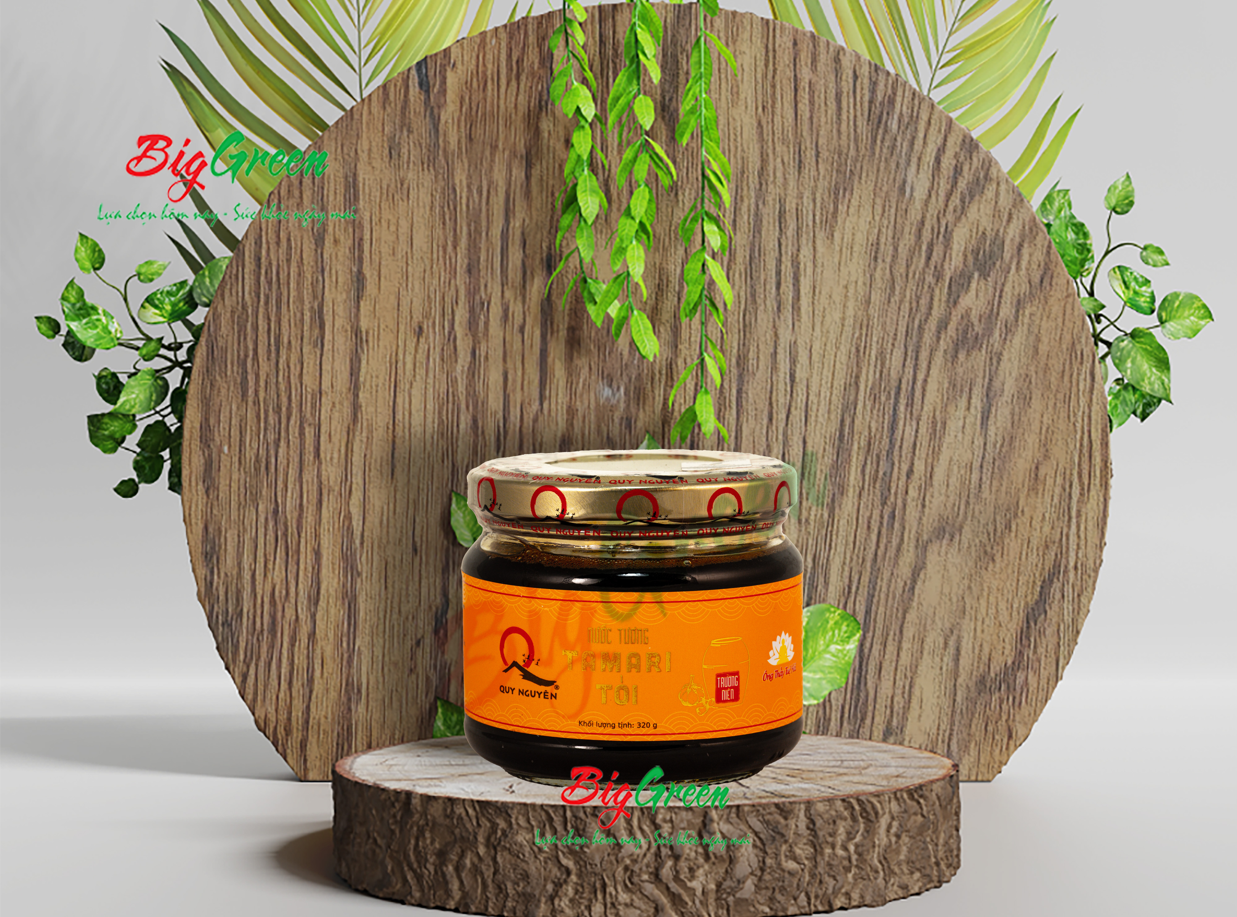 Nước Tương Tamari Tỏi 320g