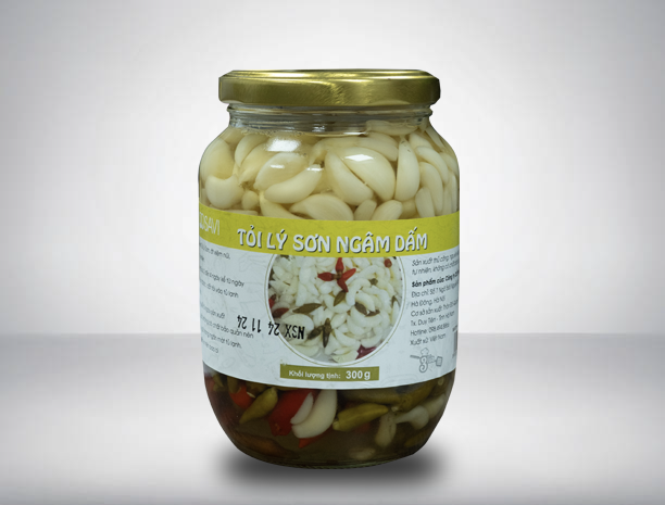 Tỏi Lý Sơn ngâm dấm