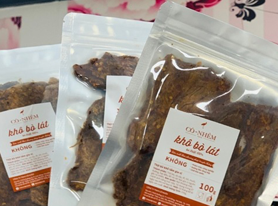 Bò khô cô nhẻm gói 100g