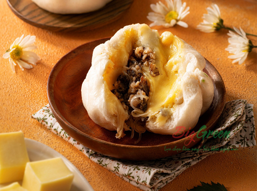 Bánh bao Bếp Mộc Thịt Phô Mai