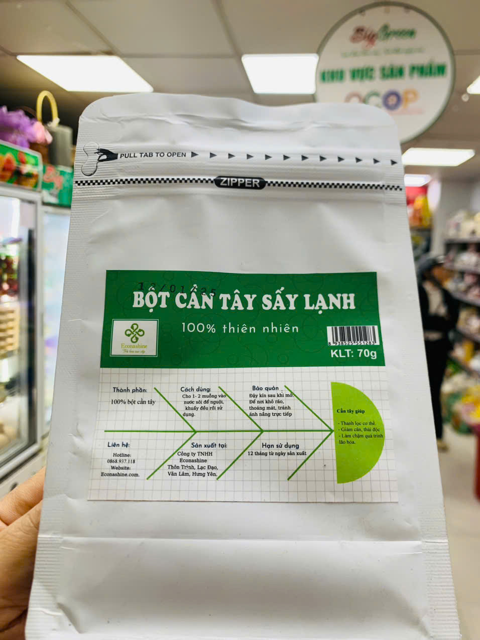 Bột Cần Tây sấy lạnh