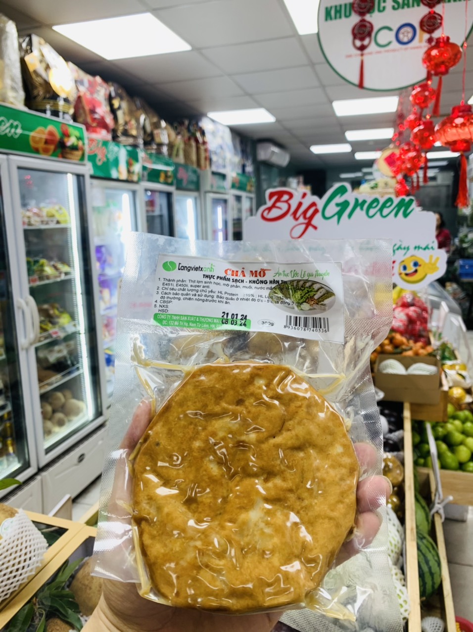 Chả mỡ Làng Việt Xanh