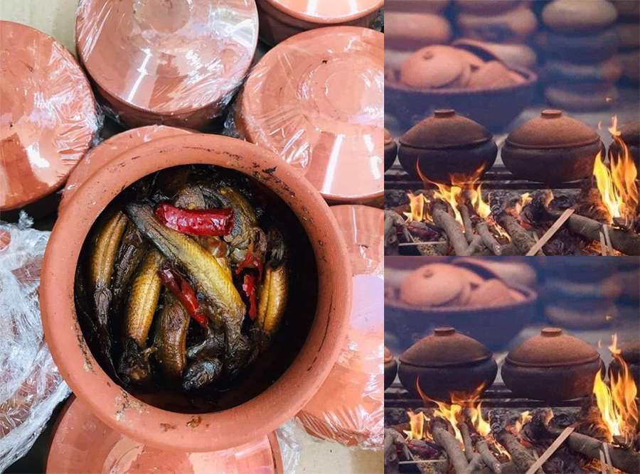 Cá Chạch trứng kho niêu 800g