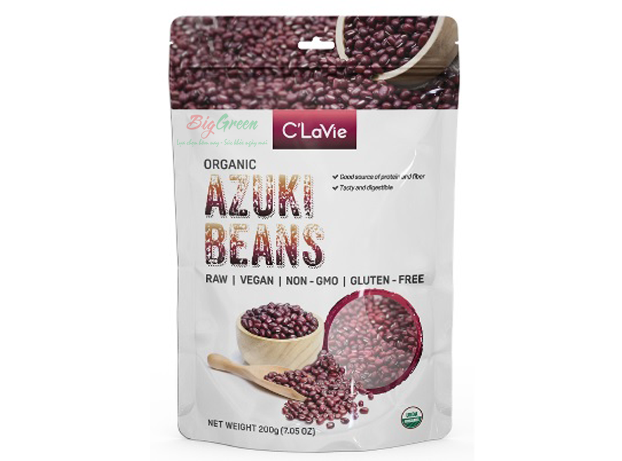 Đậu Đỏ Azuki Hữu Cơ C'Lavie 200g