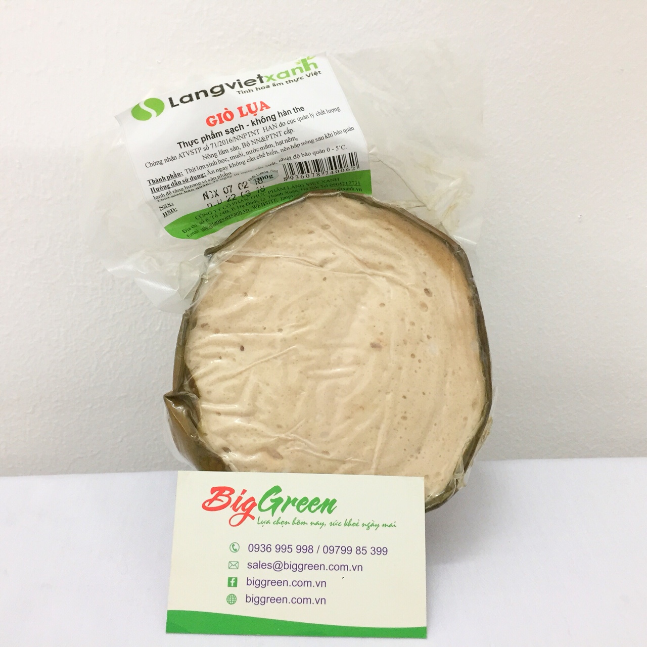 Giò lụa làng việt xanh 300g