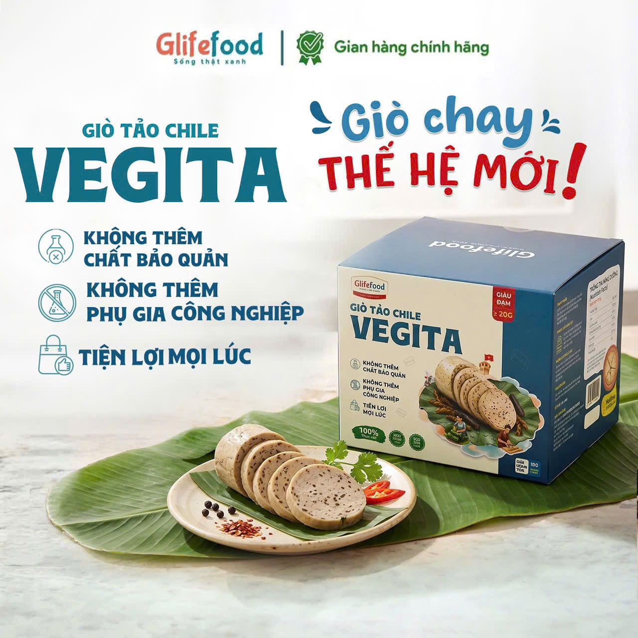 Giò Tảo Chile Chay