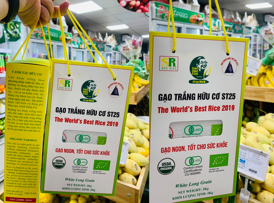 Gạo ST25 Hữu cơ USDA