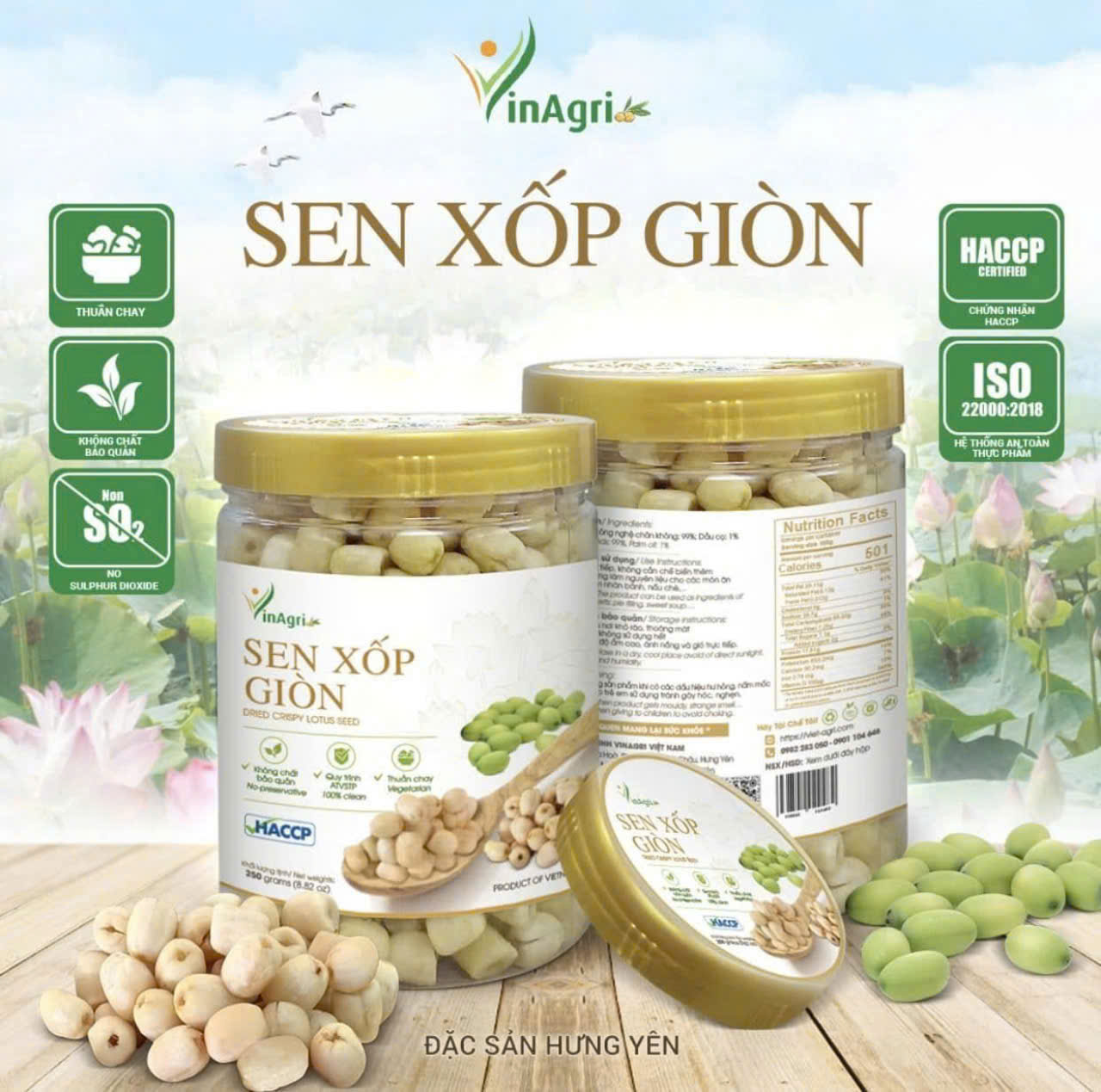 Sen sấy xốp giòn