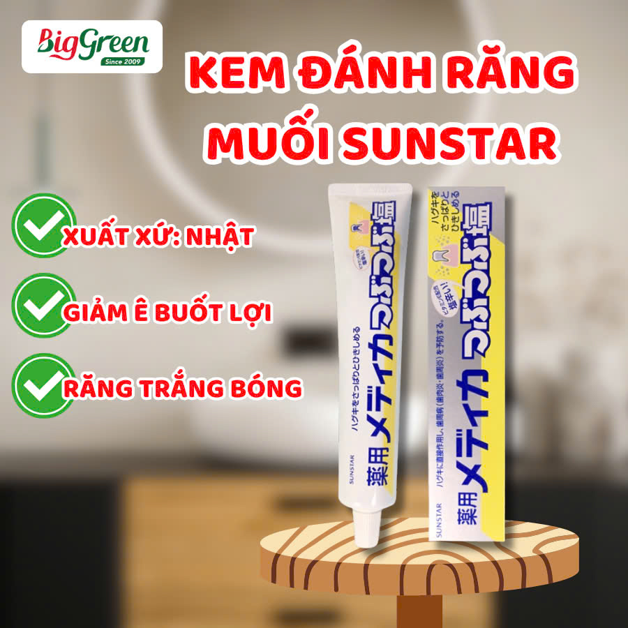 Kem đánh răng muối Nhật Bản (4901616005266)