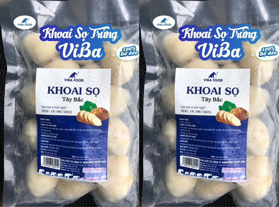 Khoai sọ gọt 300g Vibafood