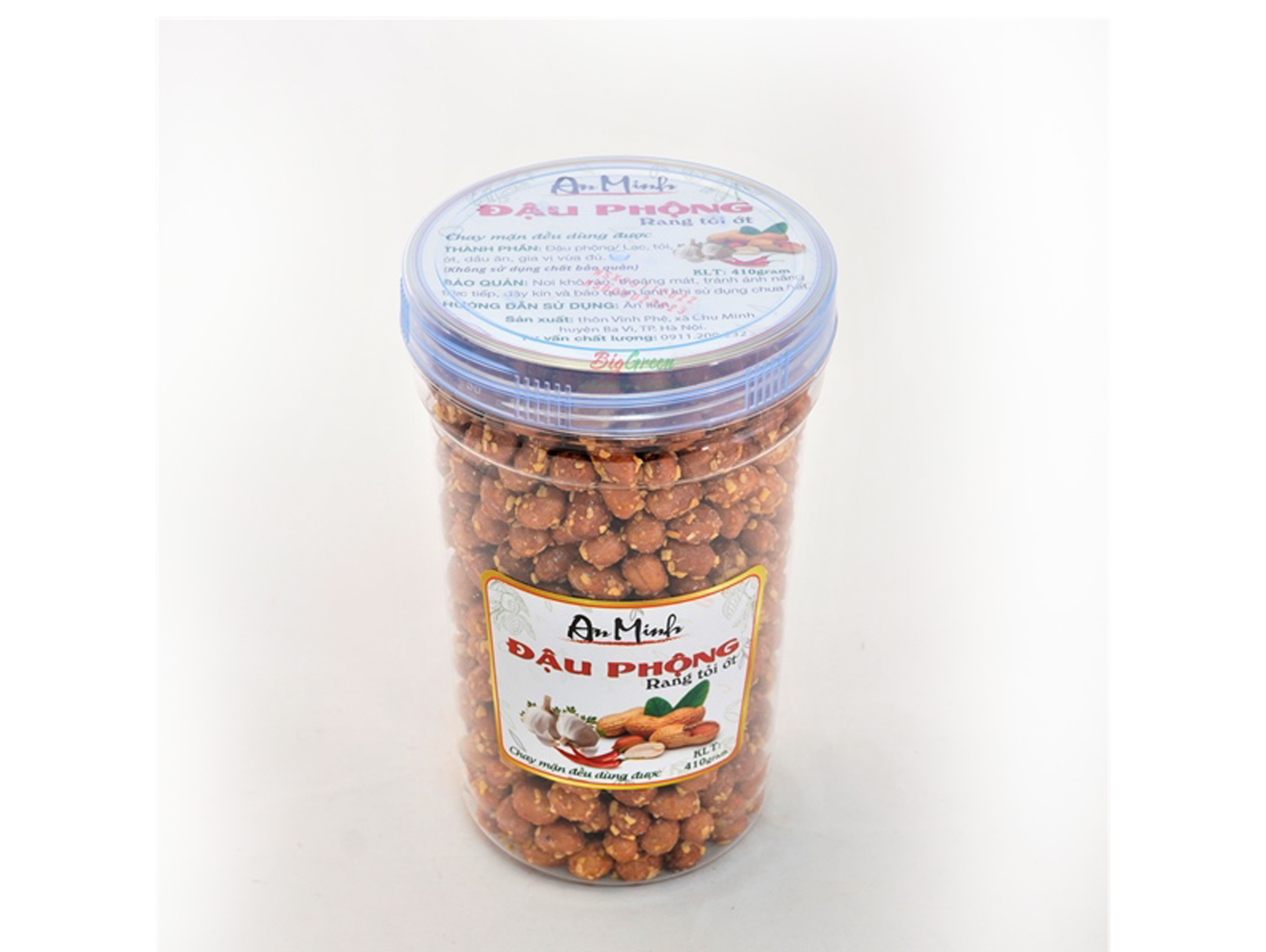 Lạc Rang Tỏi Ớt 410G - An Minh (hộp)