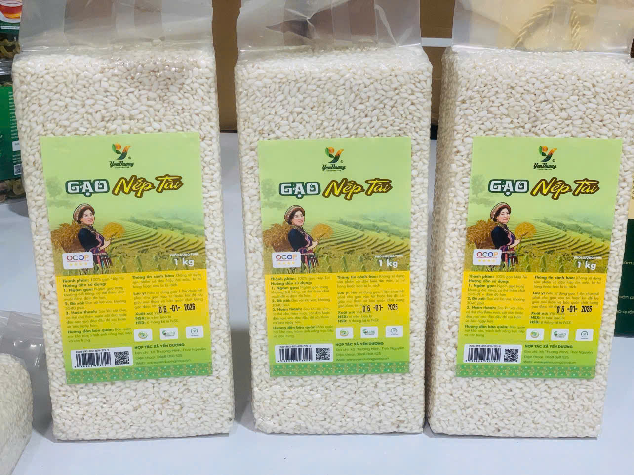 Gạo Nếp Tài Hữu Cơ