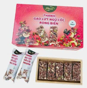 Thanh Gạo Lứt Rong Biển vị ngọt