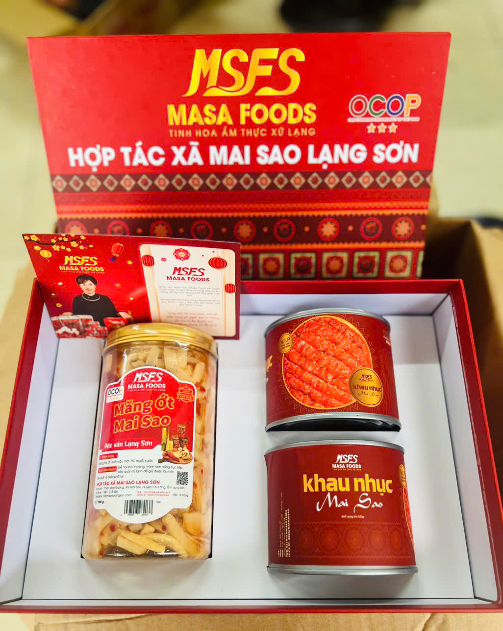 Set Hộp Quà Tết Sao Mai (Hộp )