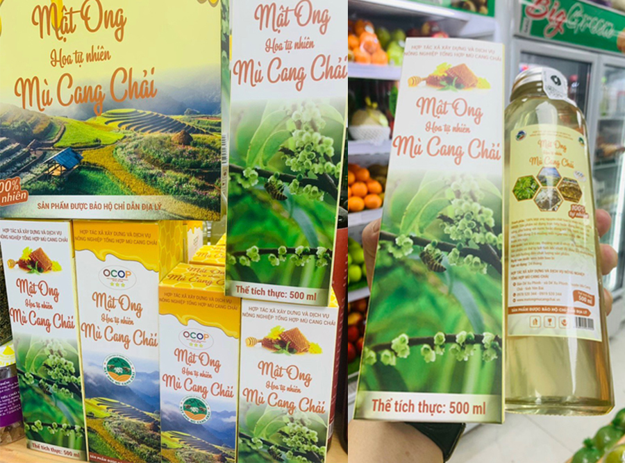 Mật ong hoa tự nhiên mù cang chải 500ml