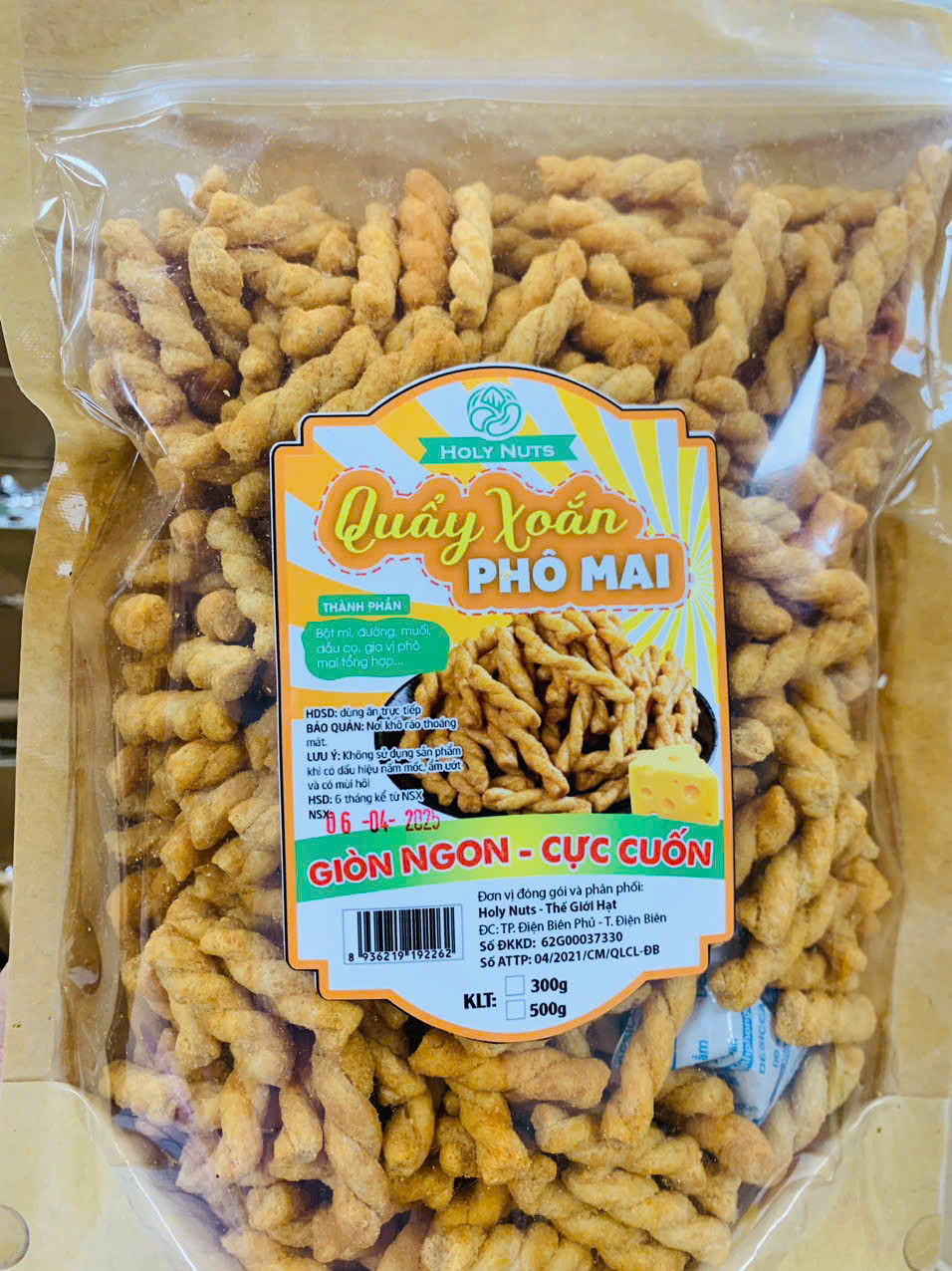 Quẩy xoắn phô mai Điện Biên