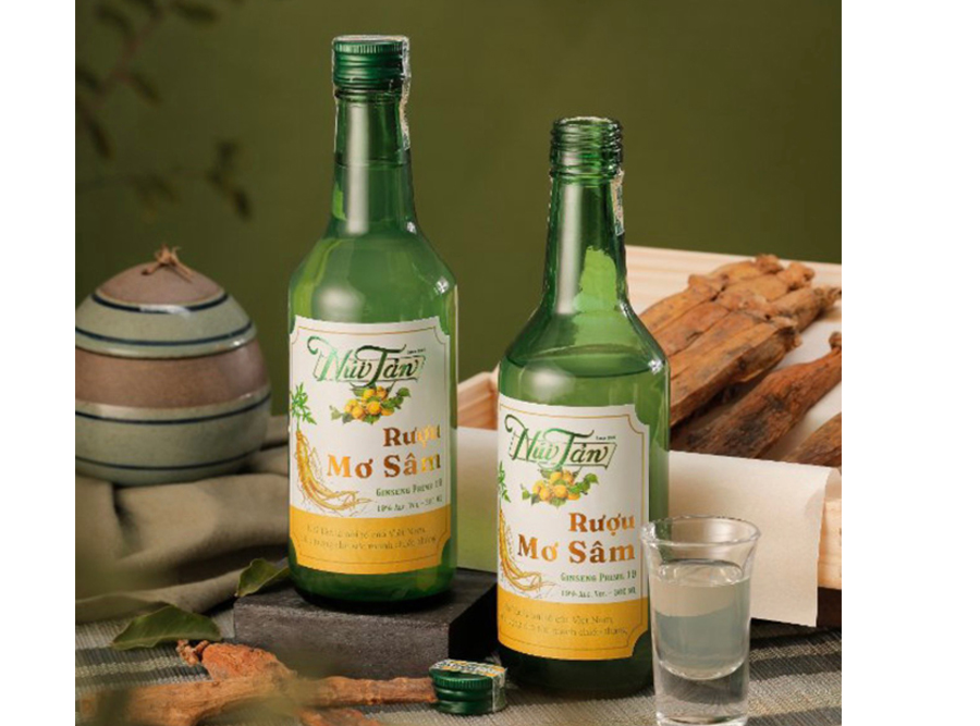 Rượu mơ sâm Núi Tản 360ml