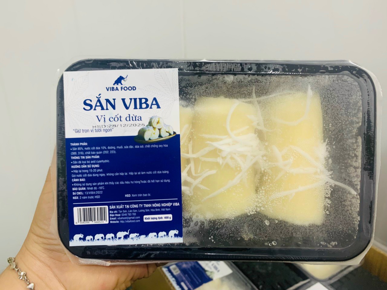 Sắn VIBA Vị cốt Dừa