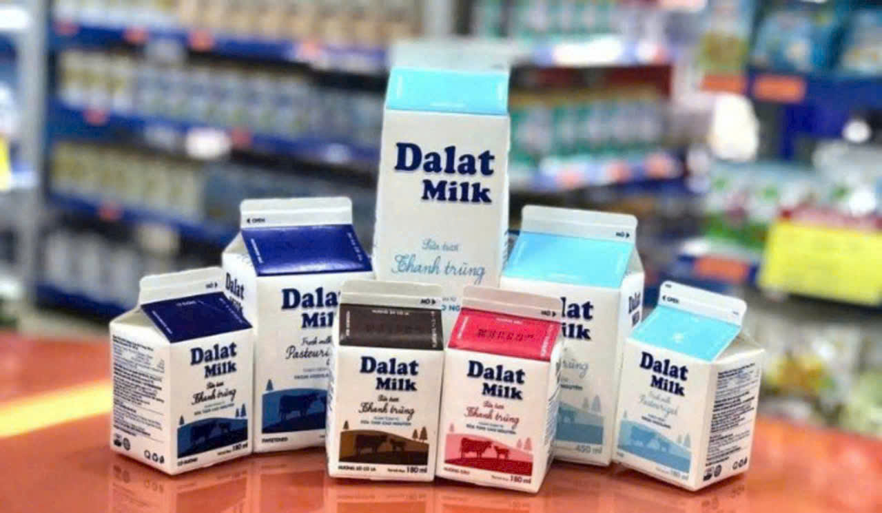 Sữa Thanh trùng Đà Lạt Milk