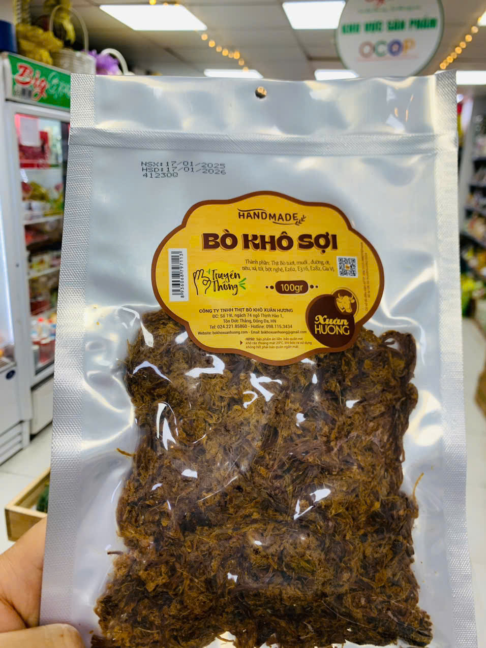Thịt Bò khô sợi Xuân Hương