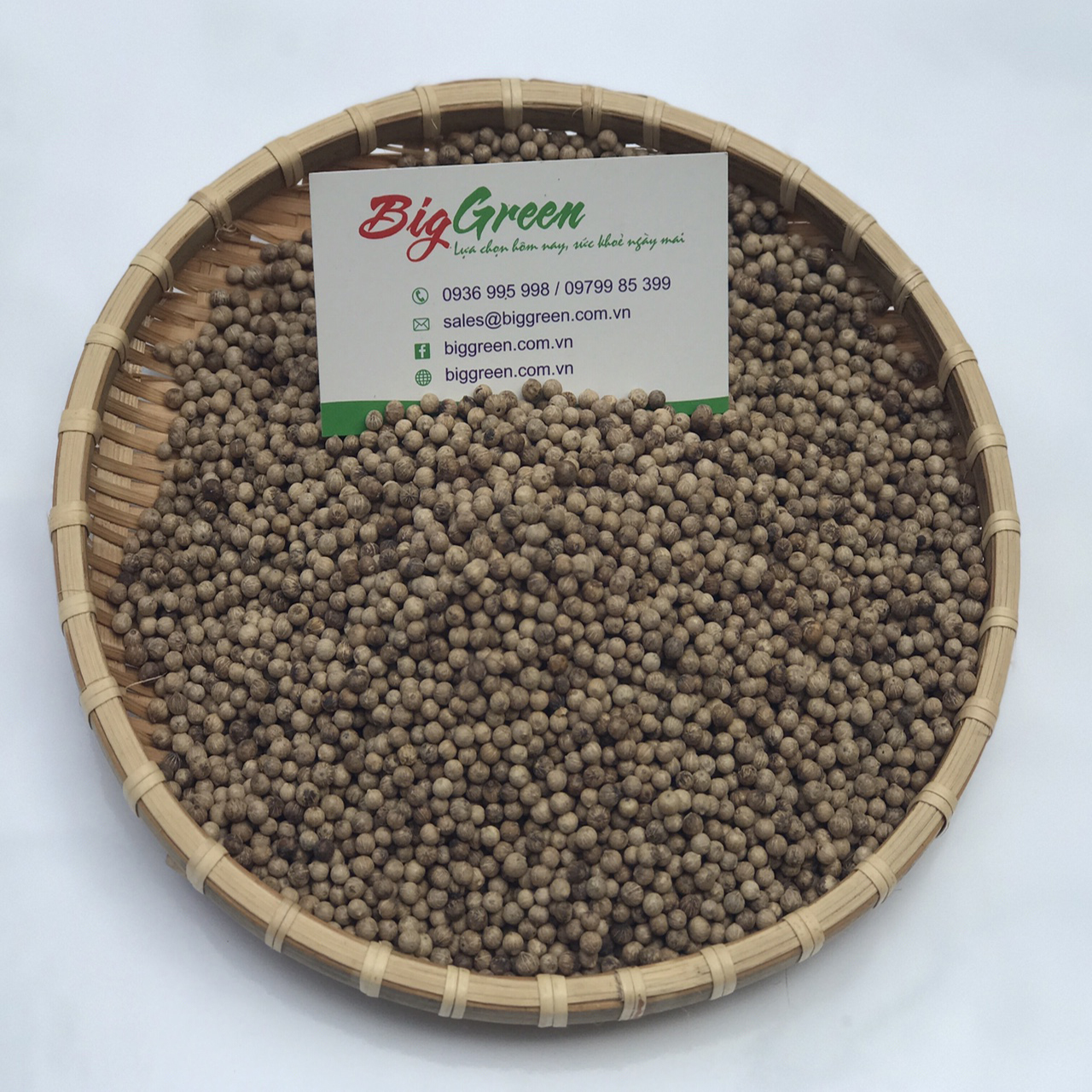 Tiêu sọ trắng đã rang