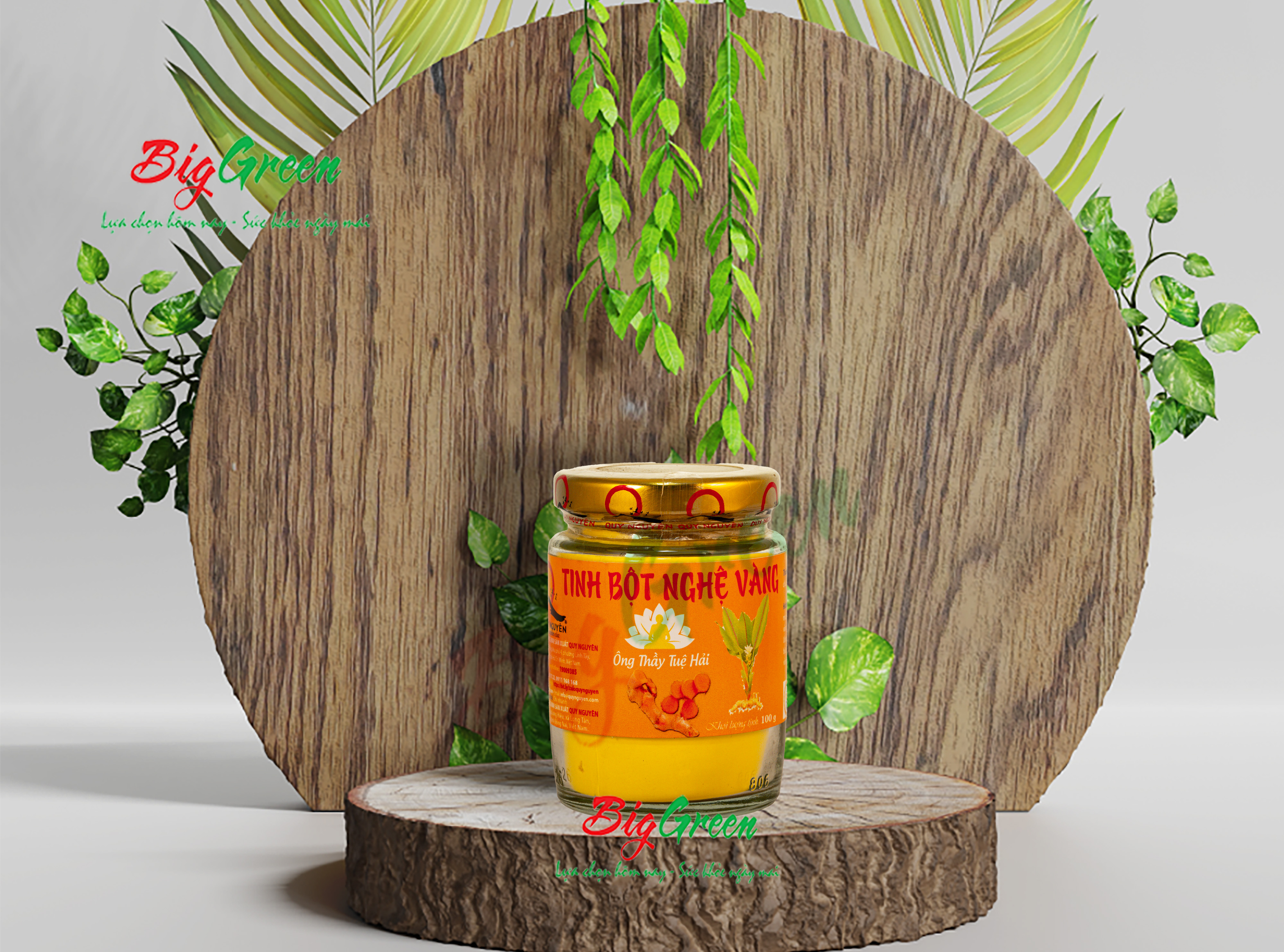 Tinh Bột Nghệ Vàng Quy Nguyên 100g