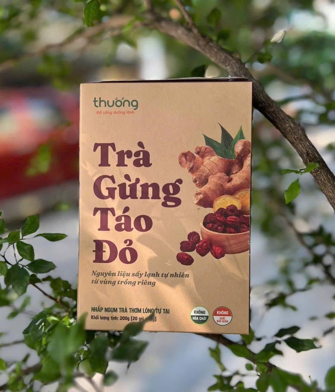 Trà Gừng Táo đỏ 200g