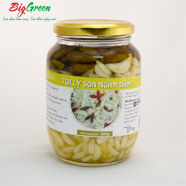 Tỏi Lý Sơn ngâm dấm - Ba Lửa