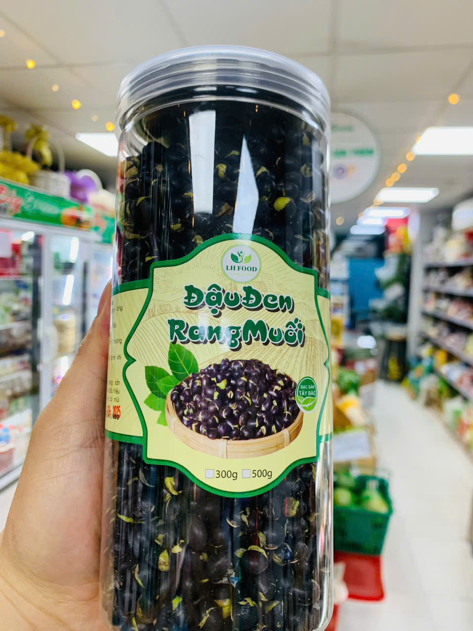 Đậu đen xanh lòng rang muối